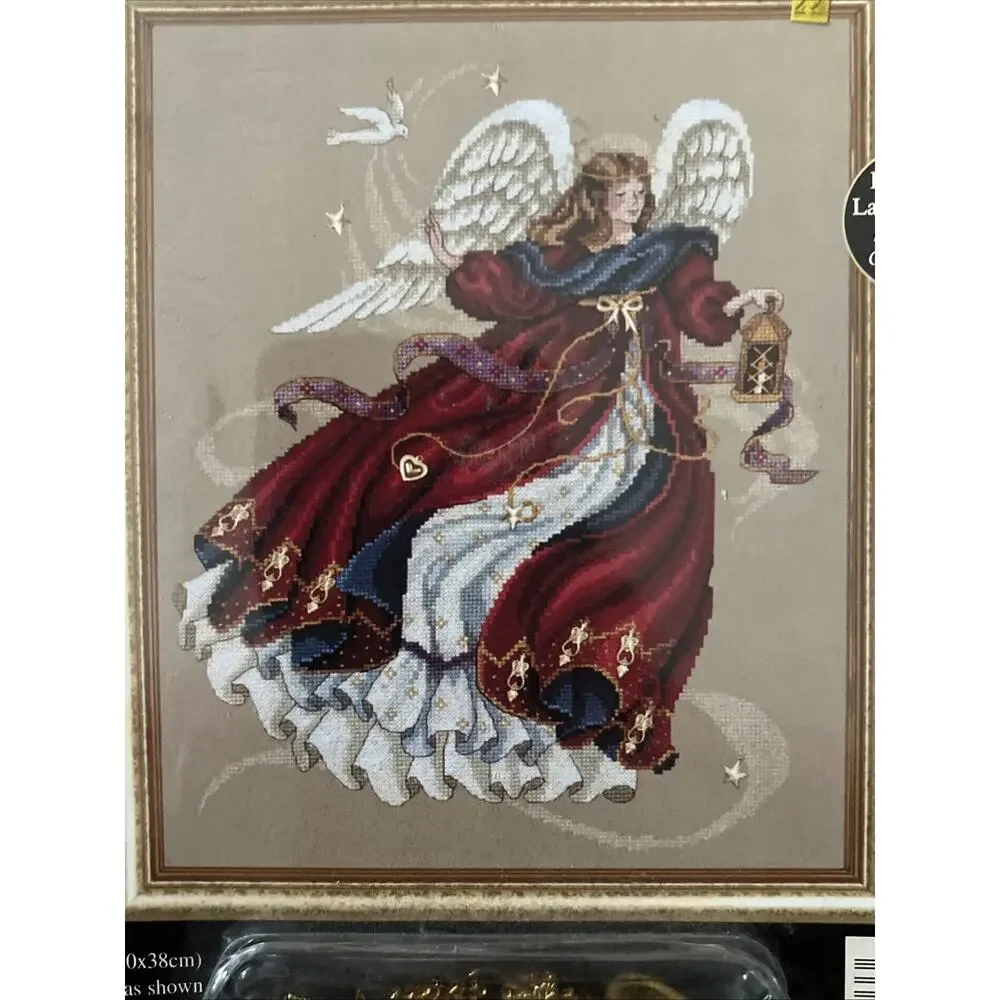 Vintage Dimensions Chart & Charms Guiding Angel Cross Stitch 72303 Laine Gordon